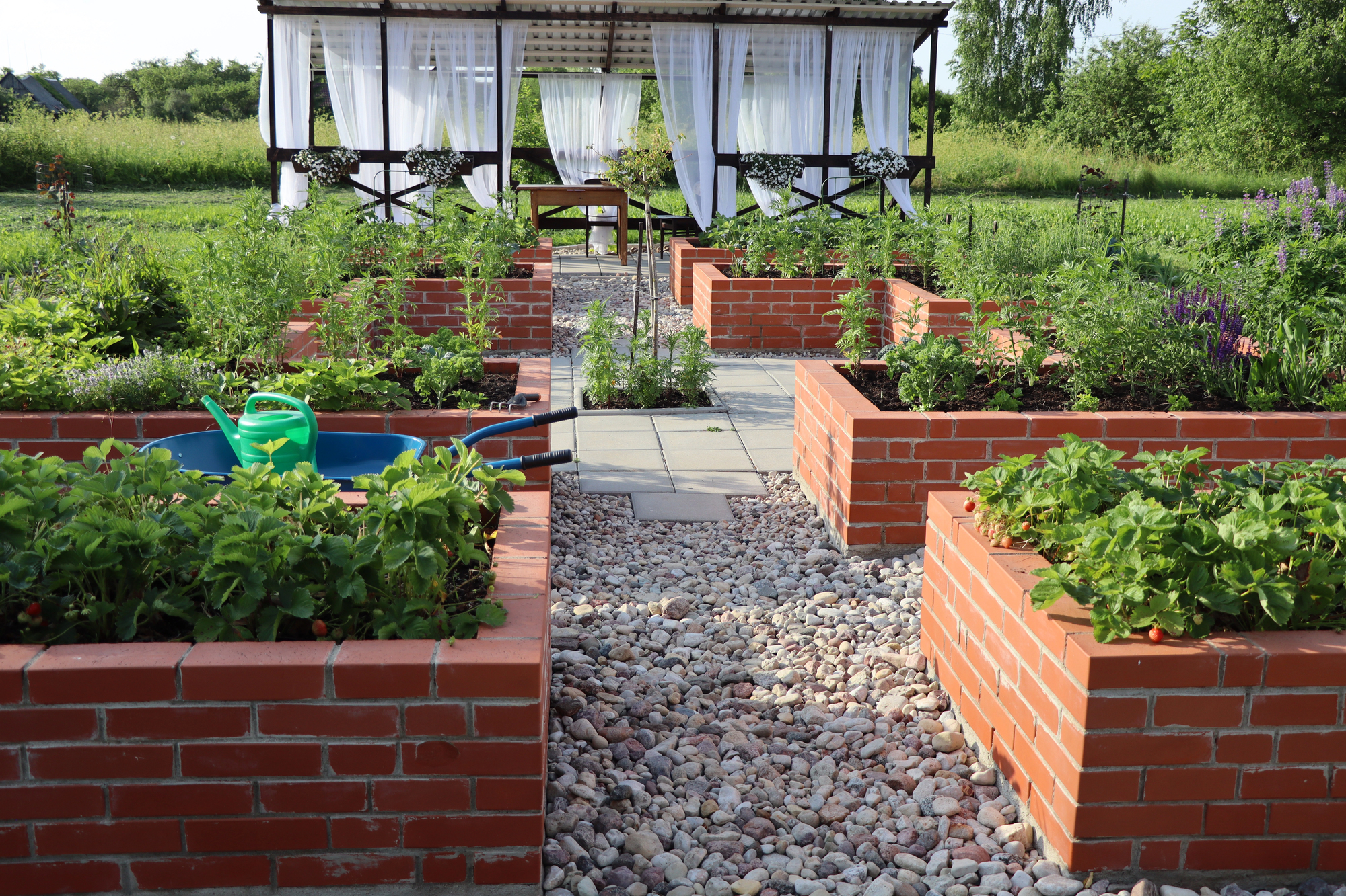 Mini-Oase: Der perfekte Garten mit Hochbeeten & Lounge-Möbeln